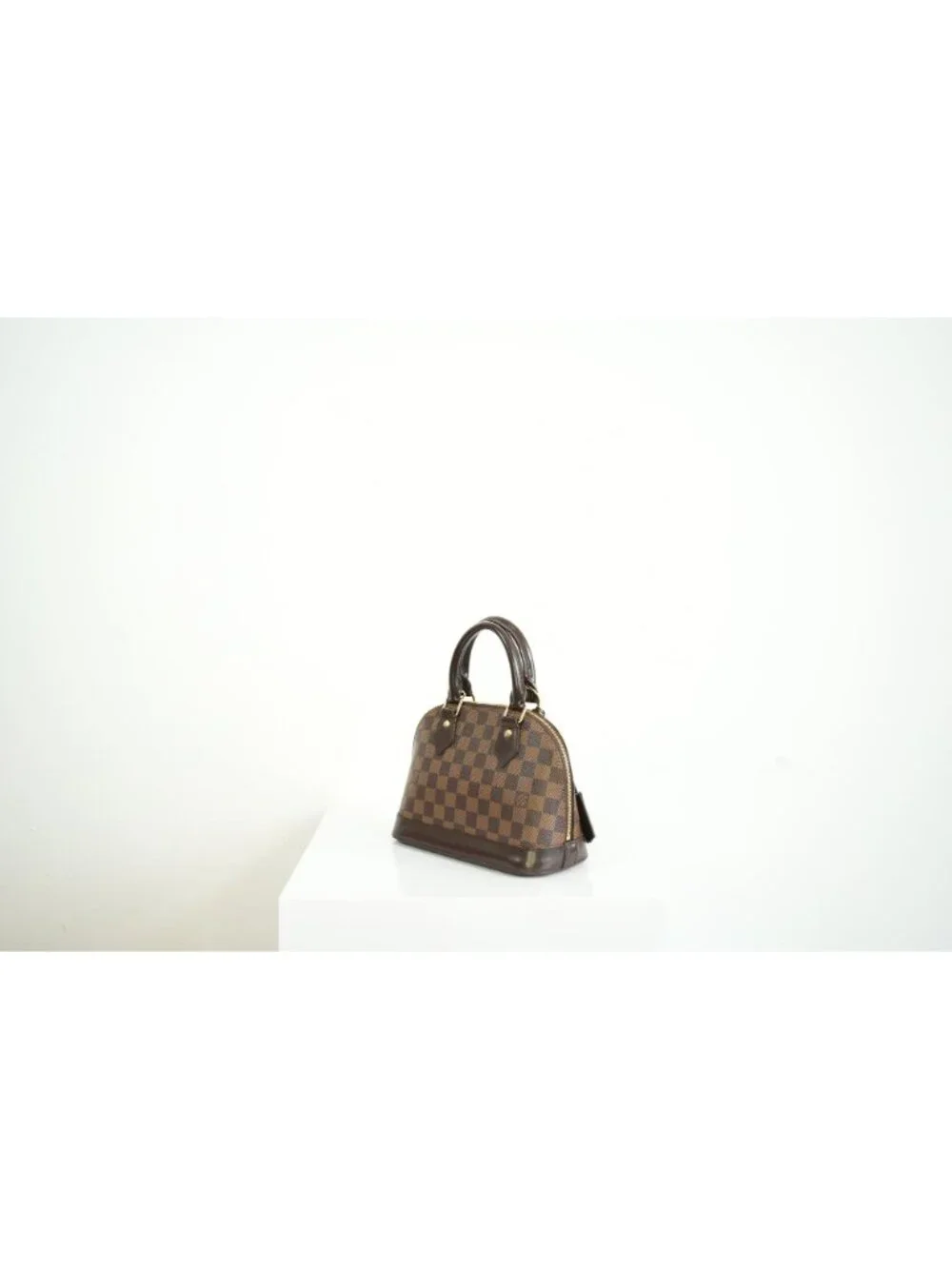 Louis Vuitton Damier Ebene Canvas Alma BB W/Strap